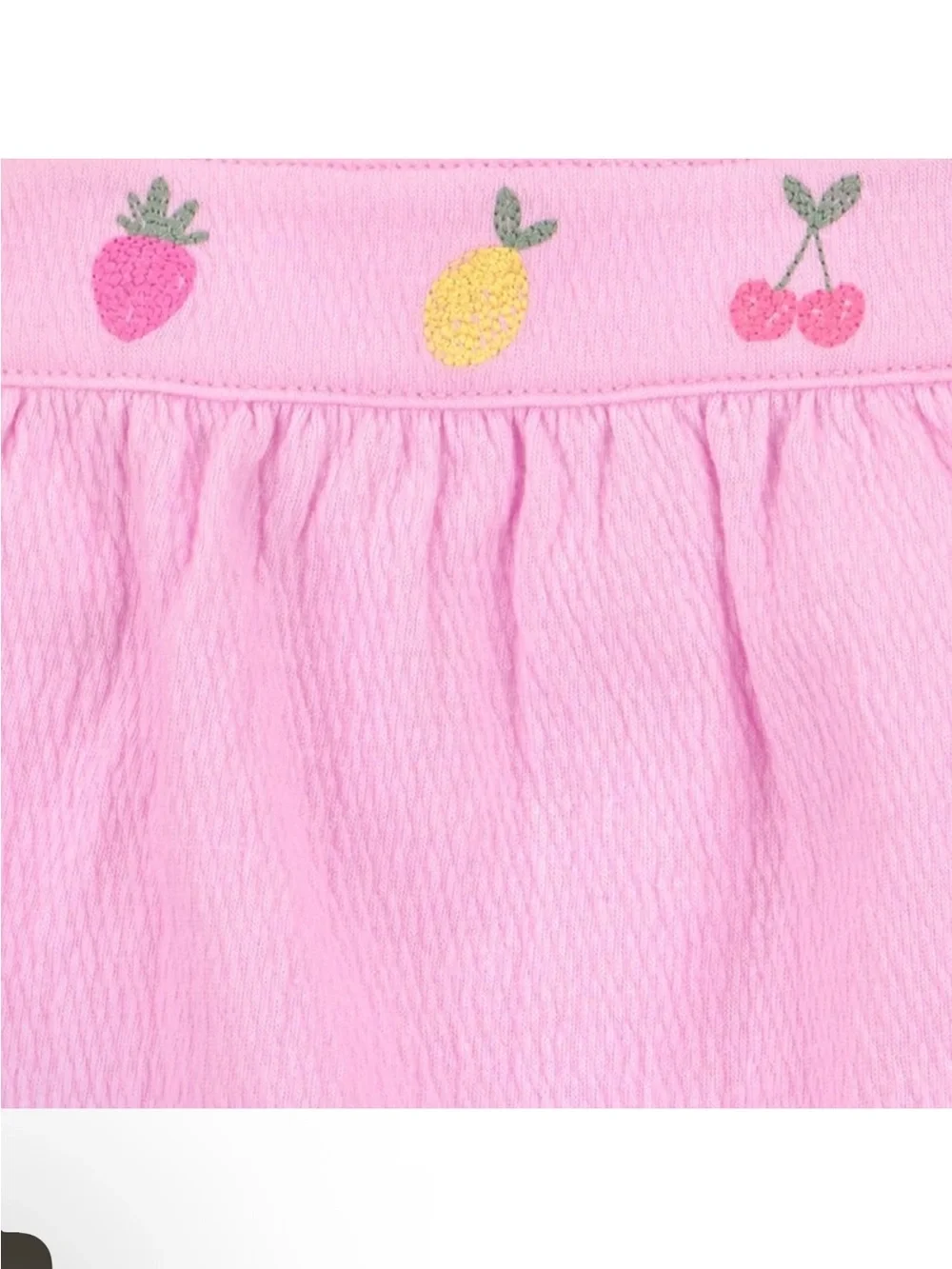 3 piece Carter's Pink Tank Top set & Fruit-Print Bodysuit